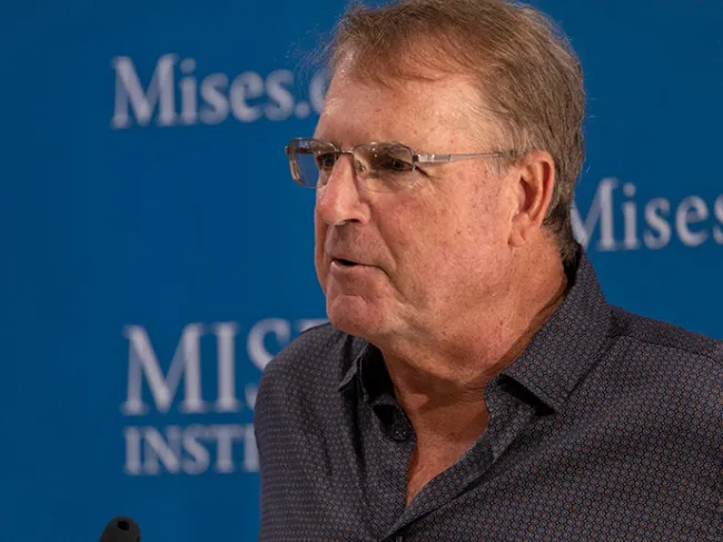 Thomas DiLorenzo at Mises University 2022
